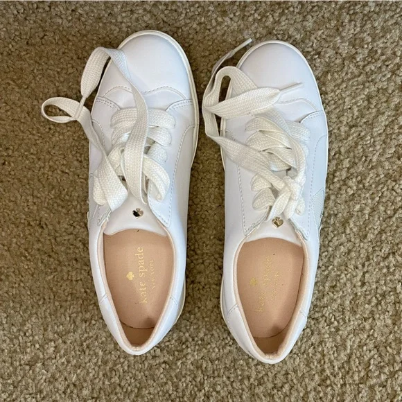 KATE SPADE Fez Sneaker Shoes Optic White - Picture 4 of 5